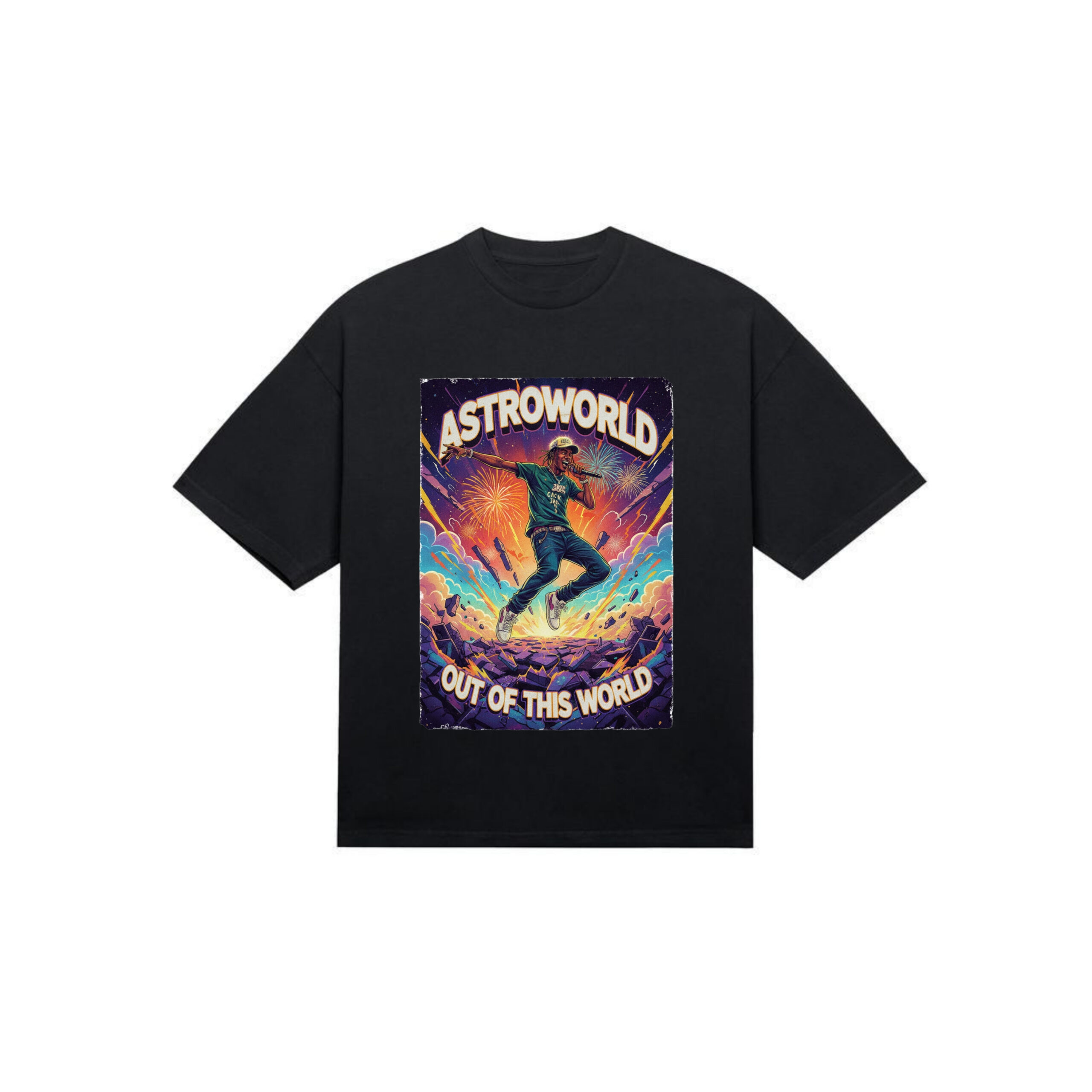 Astroworld Travis Scott Over-sized Tee