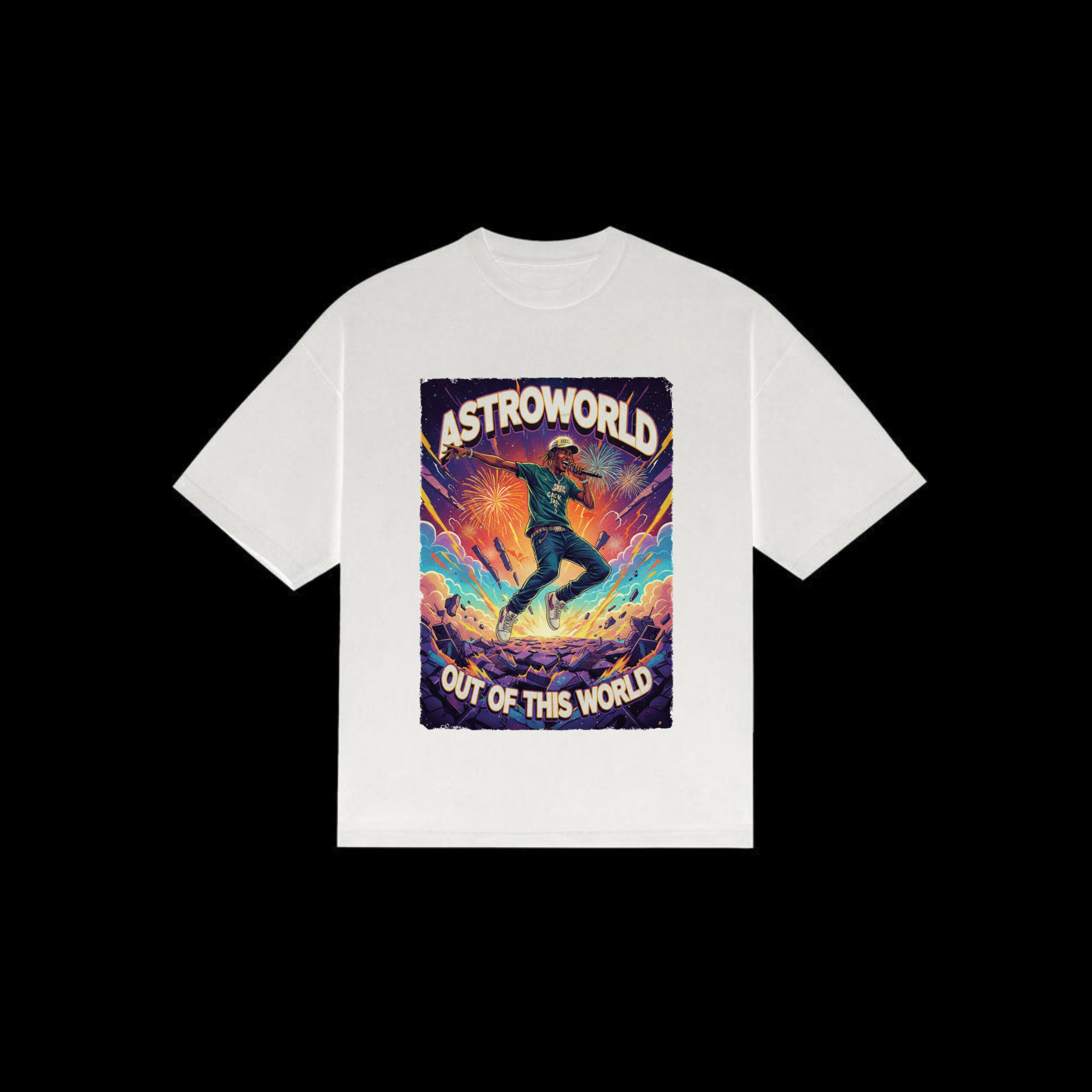Astroworld Travis Scott Over-sized Tee - Image 2