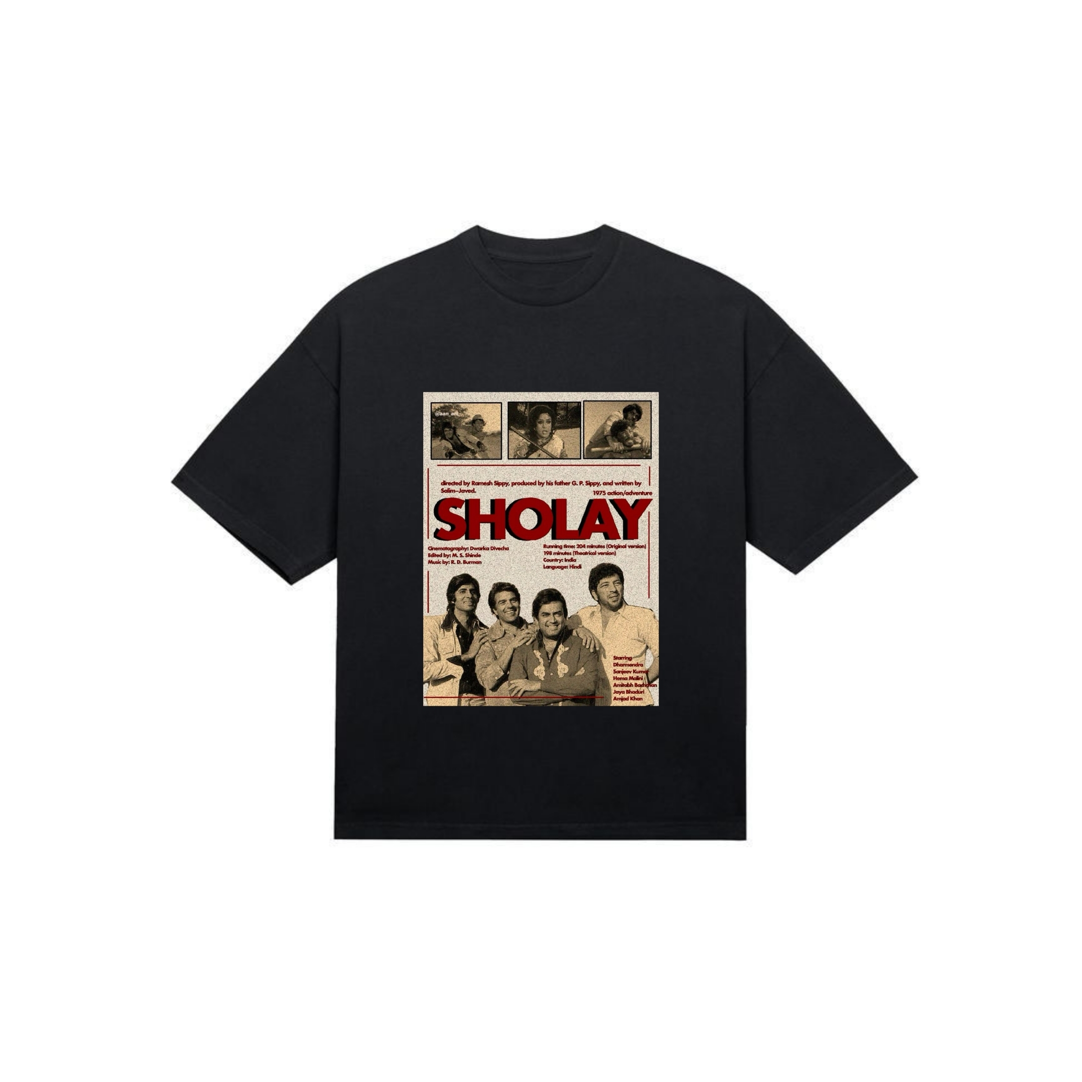 Sholay Over-Sized Tee