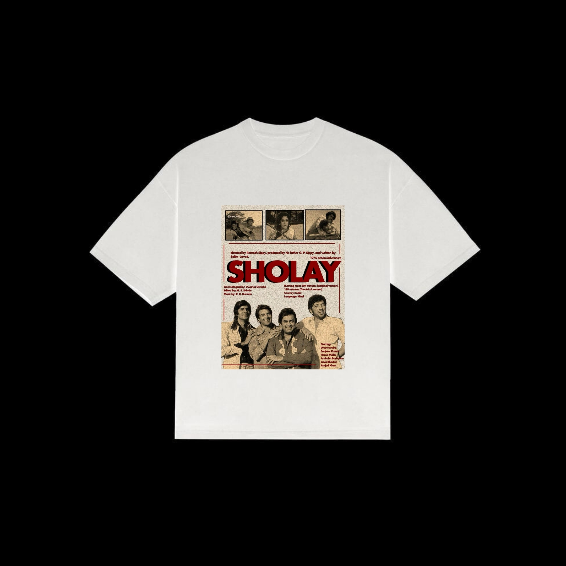 Sholay Over-Sized Tee - Image 2