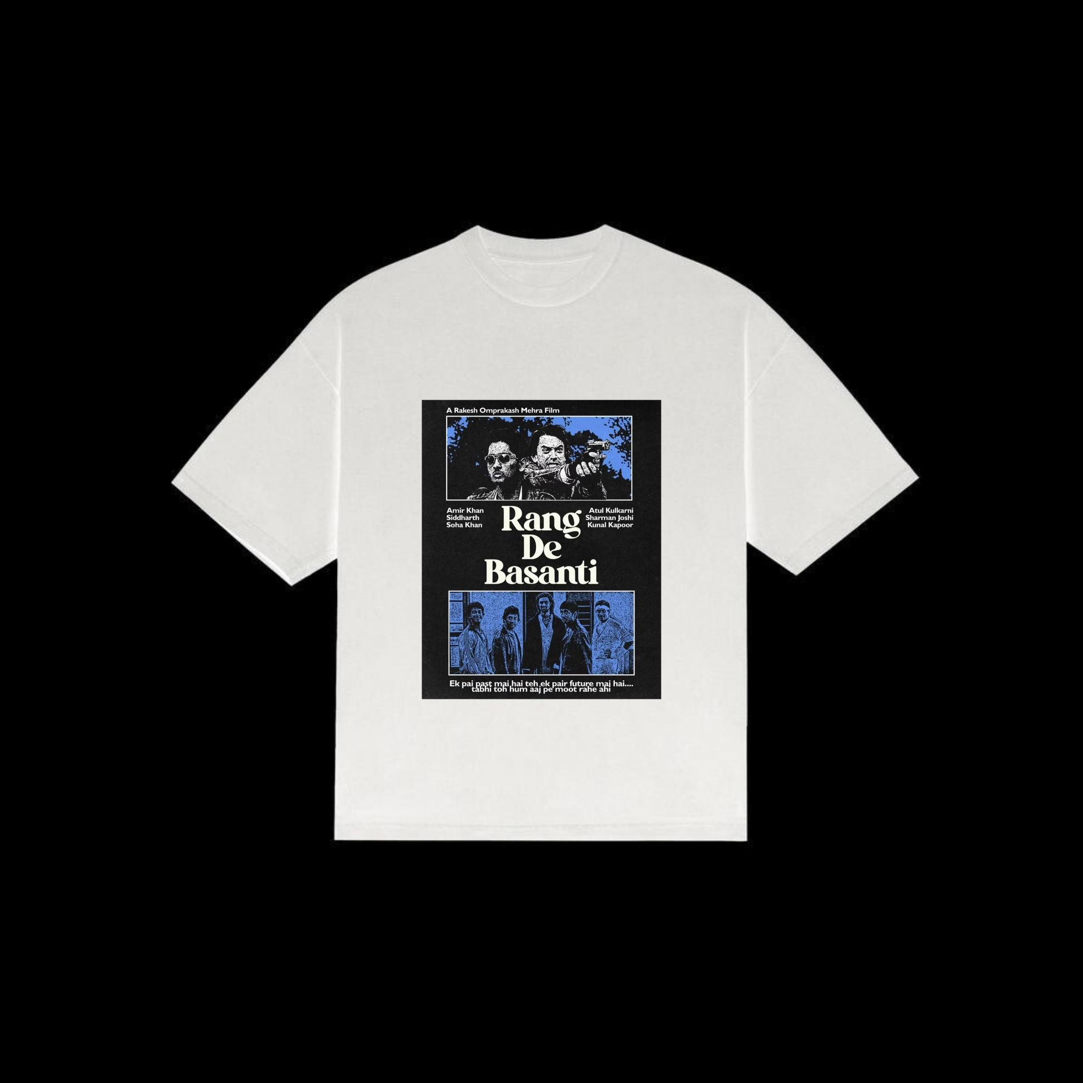 Rang De Basanti Over-Sized Tee - Image 2