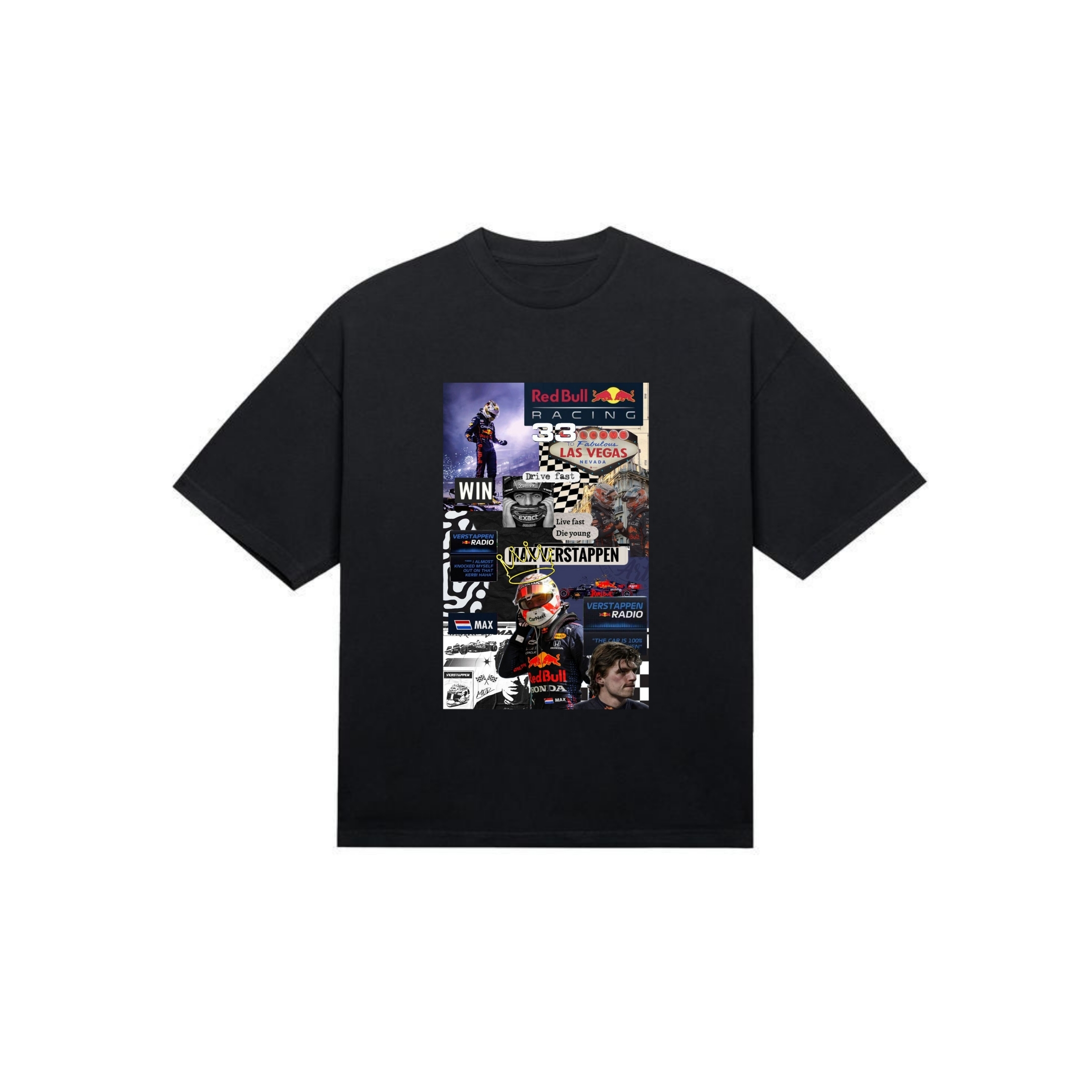 Max Verstappen Red-Bull Over-Sized Tee