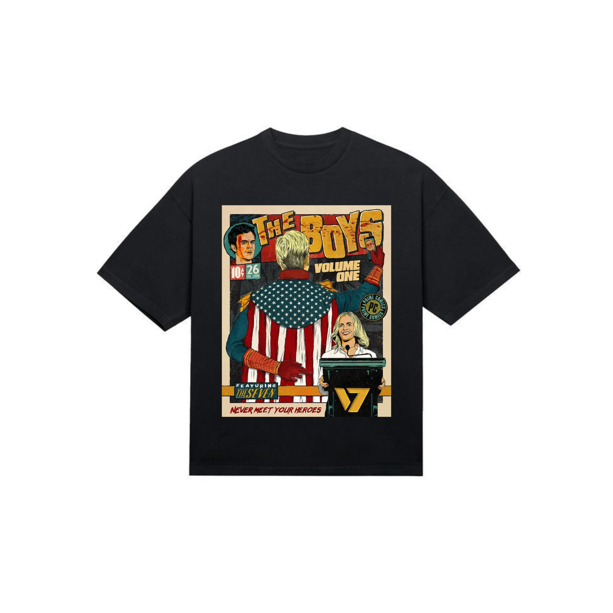 The Boys Comic Chaos Over-sized Tee